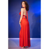 Chilirose - Cr 4857 Ensemble Haut Et Pantalon Rouge Taille M